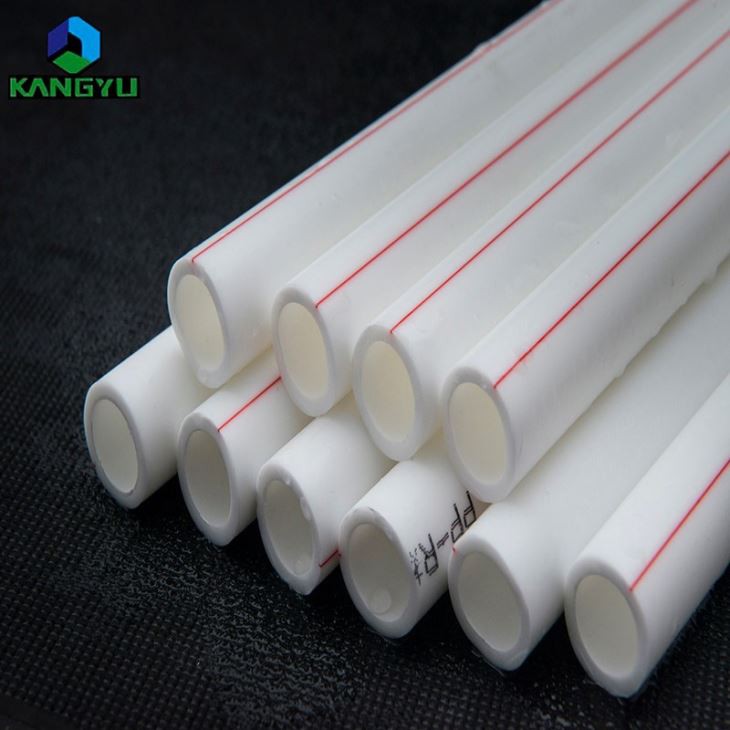 Tubo in plastica Ppr bianco e verde Ppr